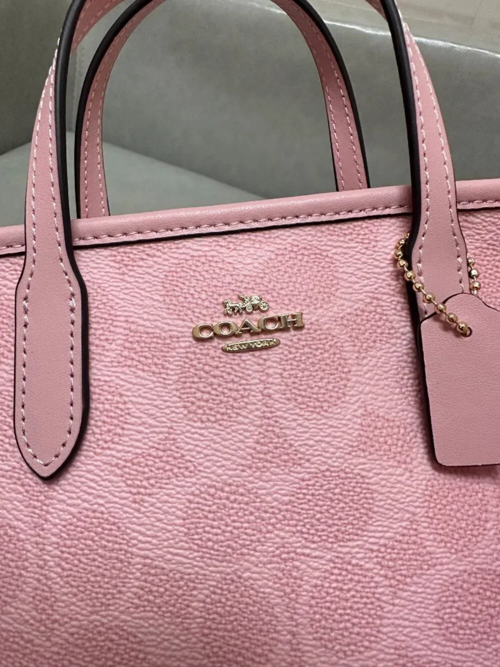 Coach Mini City Pink Tote Bag